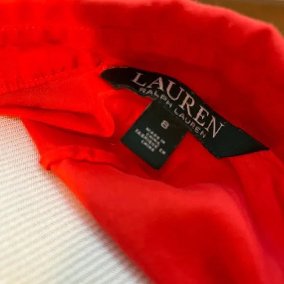 Red silk blouse - Picture 7 of 7